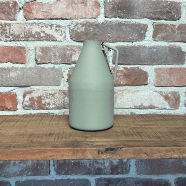 Home & Styling - Groene hippe vaas (type 2) - gecoat metaal - Afbeelding 2
