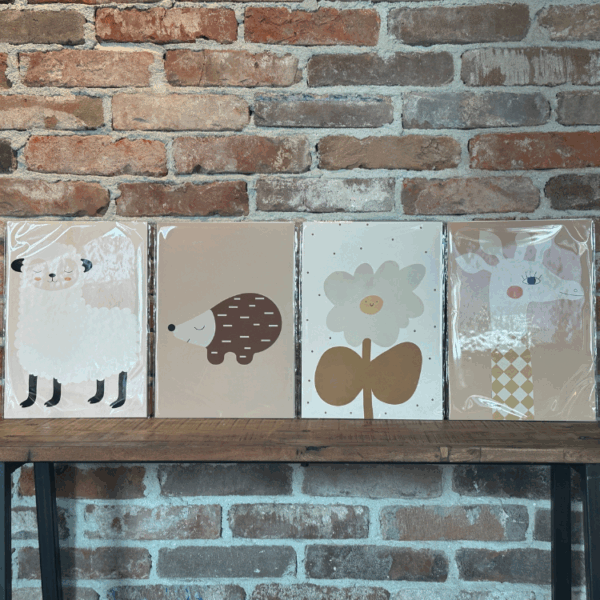 Little Otja - Shiny Poster Giraf - A4 formaat - Afbeelding 5