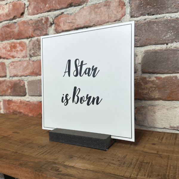 Label 72 – Kaart – Decoplaatje – A star is born - Afbeelding 4