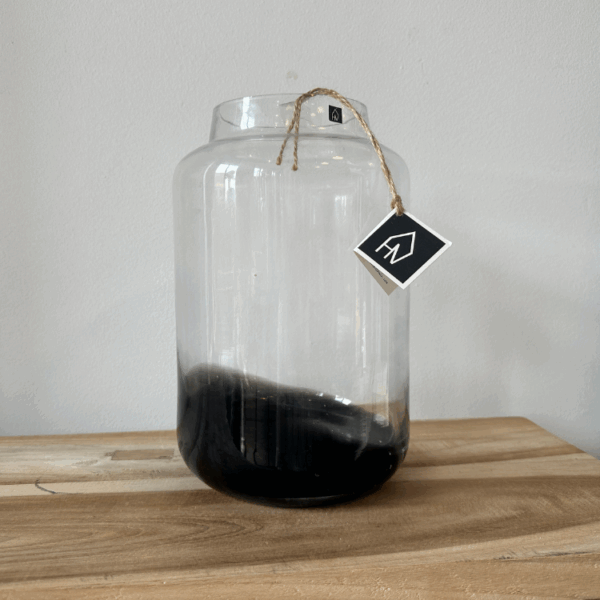 Housevitamin - Dipdye bouquet vaas - Zwart