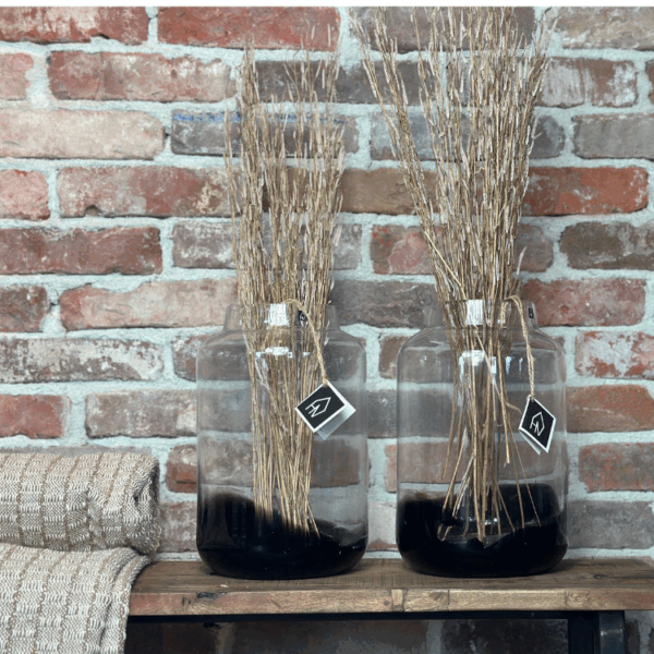 Housevitamin - Dipdye bouquet vaas - Zwart - Afbeelding 3
