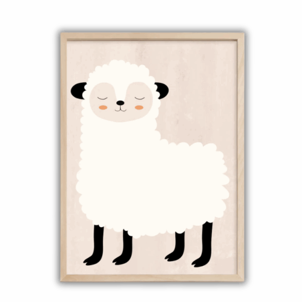 Little Otja – Wooly Sheep Pal – A4 formaat - Afbeelding 2