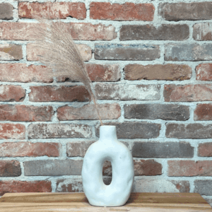 Gusta vaas wit – rond & elegant design