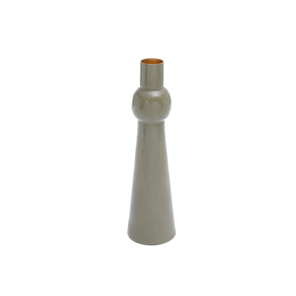 Kandelaar Nouk olijf 18,5 cm
