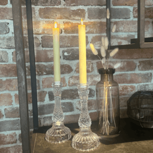 LED kaarsen Anna’s Collection ivoor – set van 2 (23 cm)