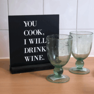 Label.72 - Decoplaatje - Kaart - You Cook I Will Drink Wine