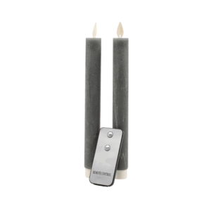 Led Kaarsen Set - Grijs