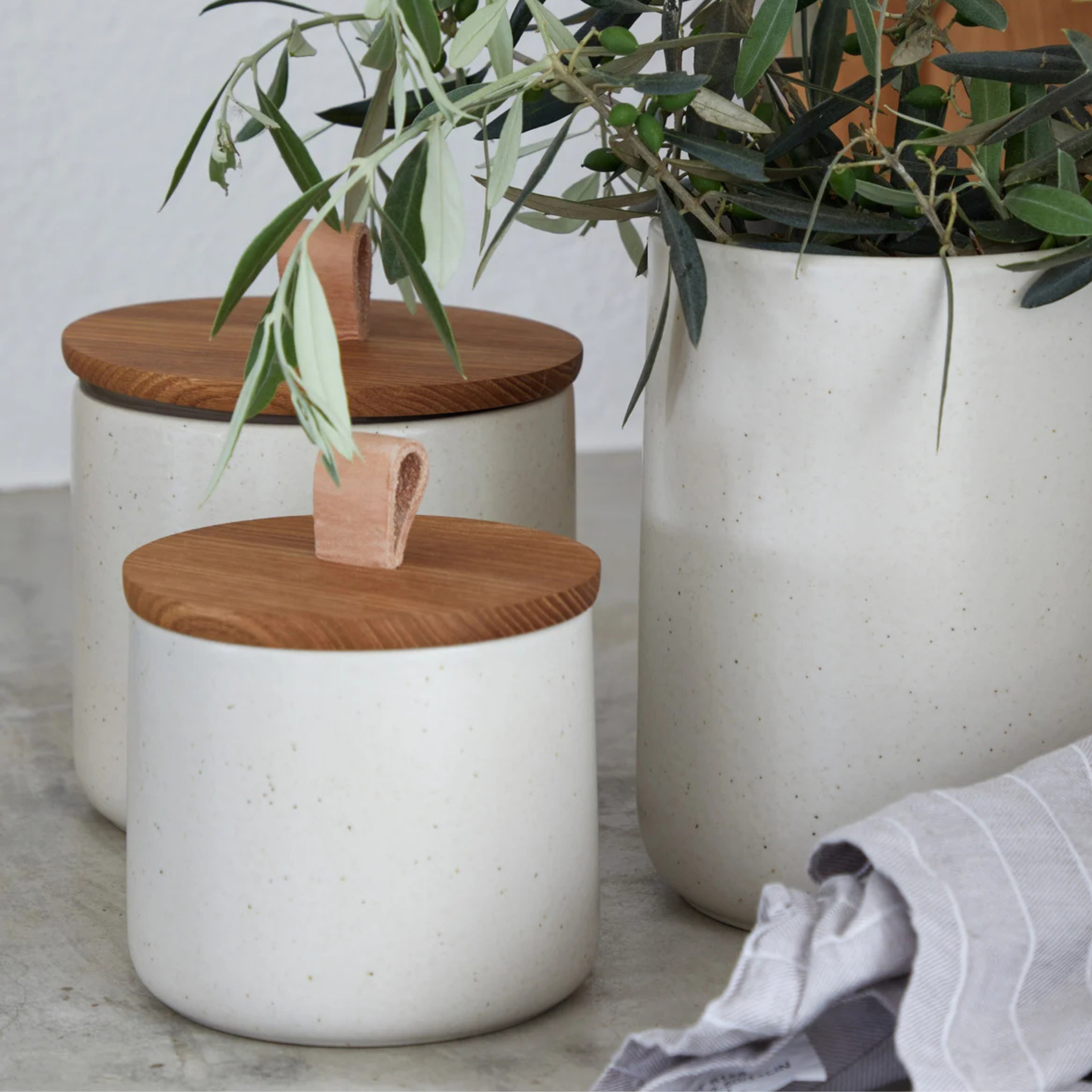 Kitchentrend opbergpot small pacifica creme