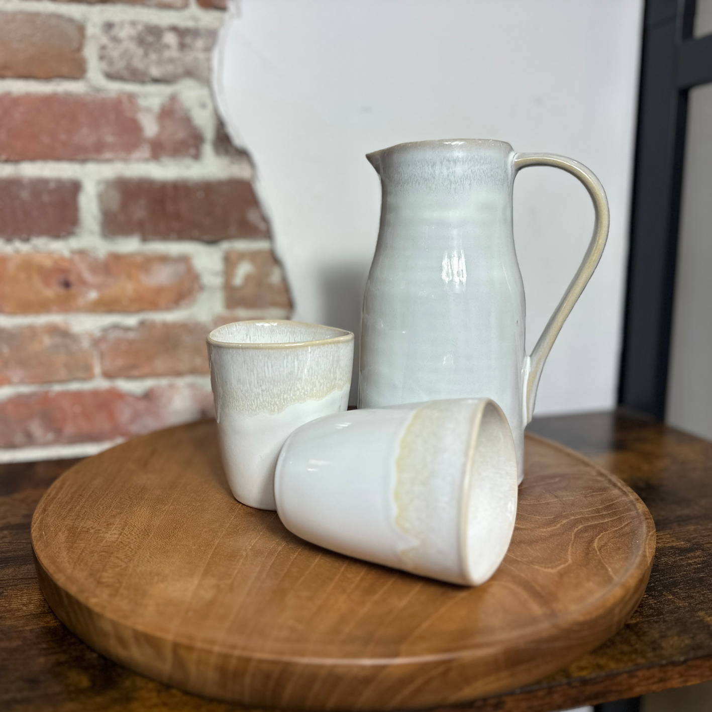 ByMooss cappuccinokopje Pedra wit