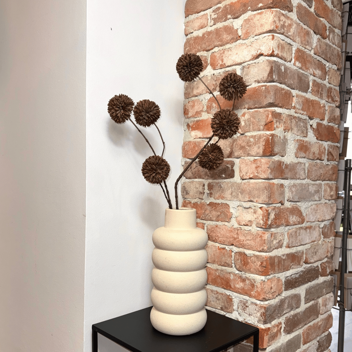 Light & Living Vaas Triora wit